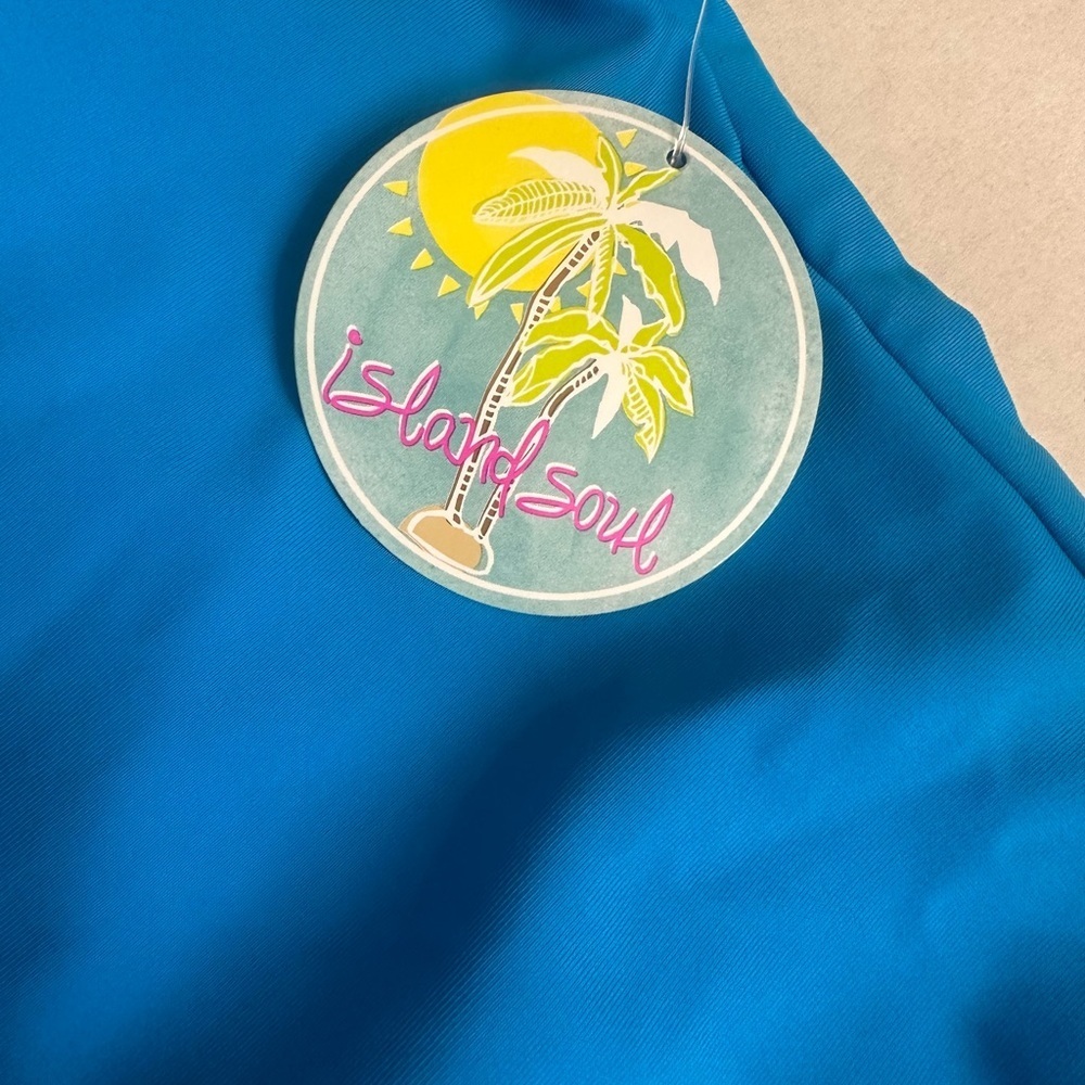 Island Soul Blue Women's Swimsuit #A2 - Picture 6 of 7